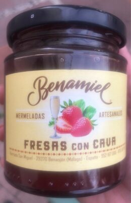 Mermelada de Fresas con Cava