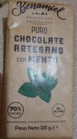 Chocolate artesano con menta