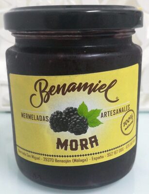 Mermelada de mora front packaging
