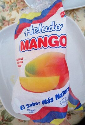 Helado mango