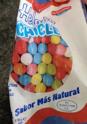 Helado chicle
