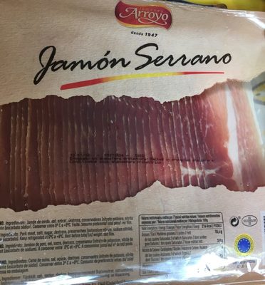 Jamón Serrano front packaging