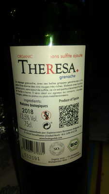 Vino de la Tierra de Castilla  THERESA
