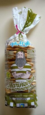 Mariñeiras con aceite de oliva virgen extra front packaging