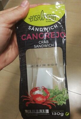 Sandwich de cangrejo