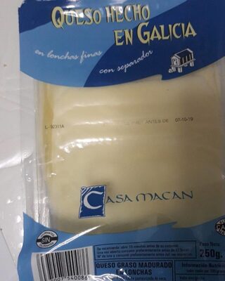 Queso hecho en Galicia