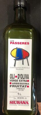 Oli d'oliva front packaging