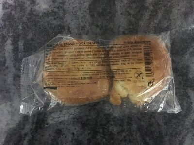 Magdalenas Sin Gluten front packaging