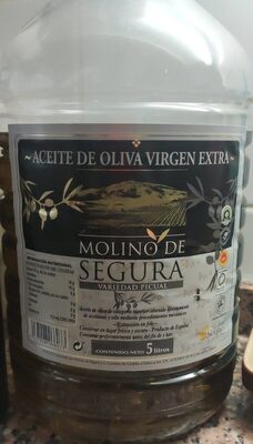 Aceite de oliva virgen extra front packaging