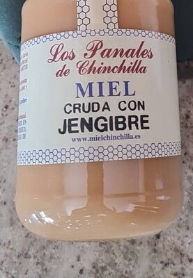 Miel cruda con Jengibre front packaging