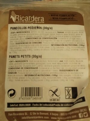 Panecillos sin gluten