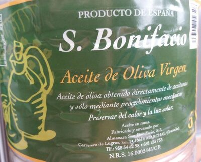 Aceite de oliva Virgen