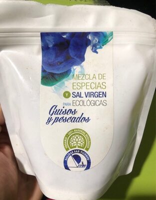 Mezcla sal virgen y especias para pescado