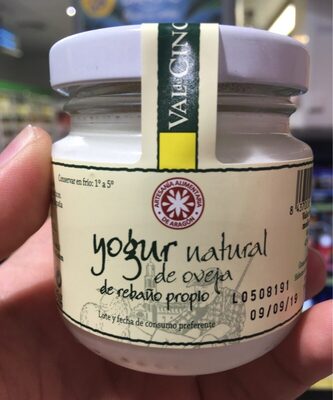 Yogur natural de oveja