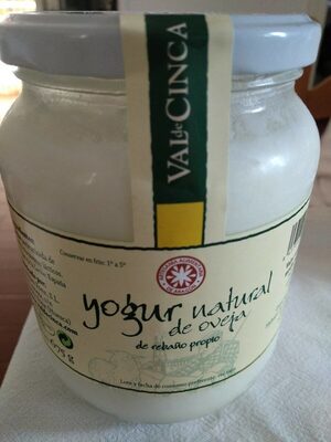 Yogur natural de oveja