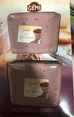 Paté a la pimienta front packaging