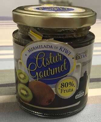 Mermelada de kiwi front packaging