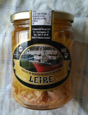 Trozos bonito en aceite de oliva