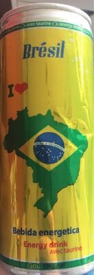 Bebida energica front packaging