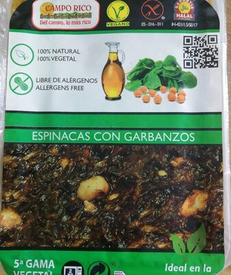 Espinacas con garbanzos