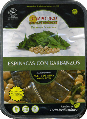 Espinacas con garbanzos
