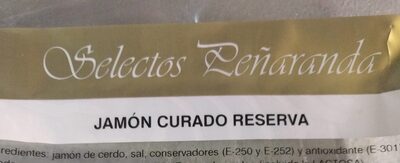Jamón reserva front packaging