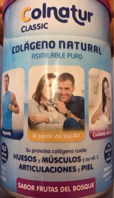 Colágeno Natural Frutas del Bosque front packaging