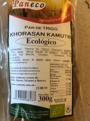 Pan de Trigo Khorasan Kamut