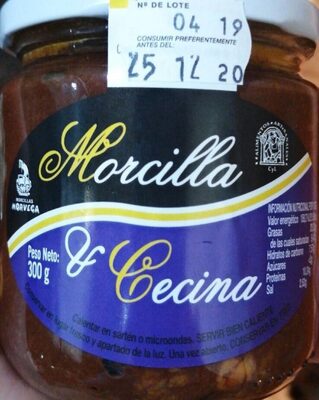 Morcilla y cecina
