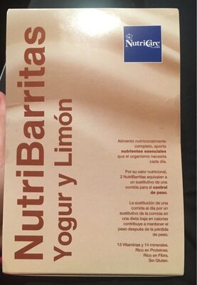 Yogur y limón nutribarritas