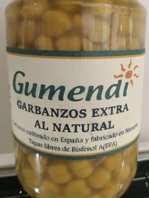 Garbanzos extra al natural