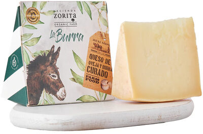 Queso curado de leche de burra y oveja