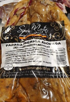 Papada ibérica adobada