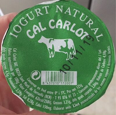 Iogurt natural Cal Carlot