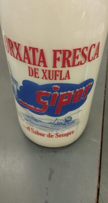 Orxata fresca de xufla