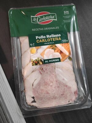 Pollo relleno al horno