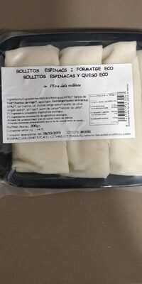 Rollitos espinacas y queso eco