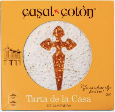 Casal coton tarta de la casa de almendra