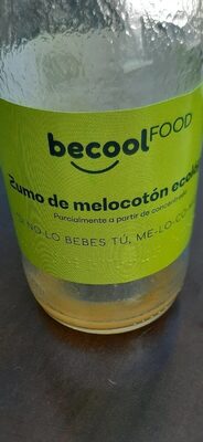 Zumo melocoton ecologico