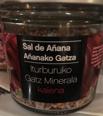 Sal de añana front packaging