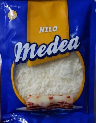 Queso rallado fundido en hilo