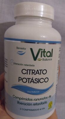 Citrato potásico