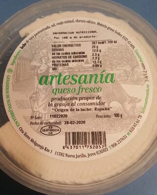queso fresco front packaging