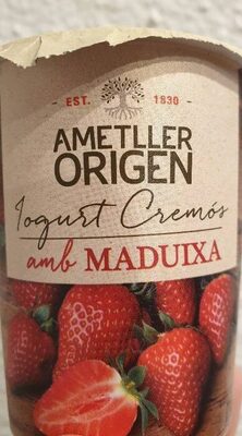 Iogurt cremoso amb maduixa