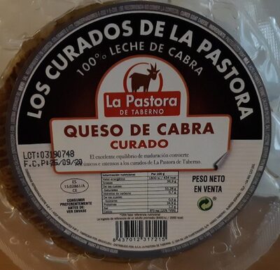 Queso de Cabra Curado front packaging