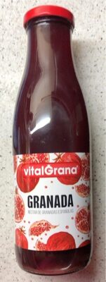 Néctar de granadas españolas