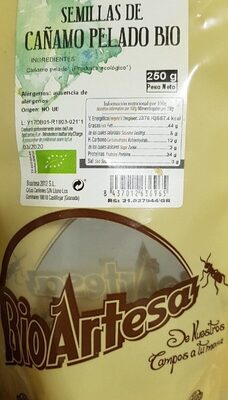 Semillas de cañamo pelado bio