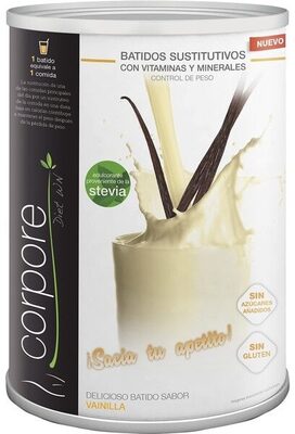 Batidos sustitutivos con sabor a vainilla