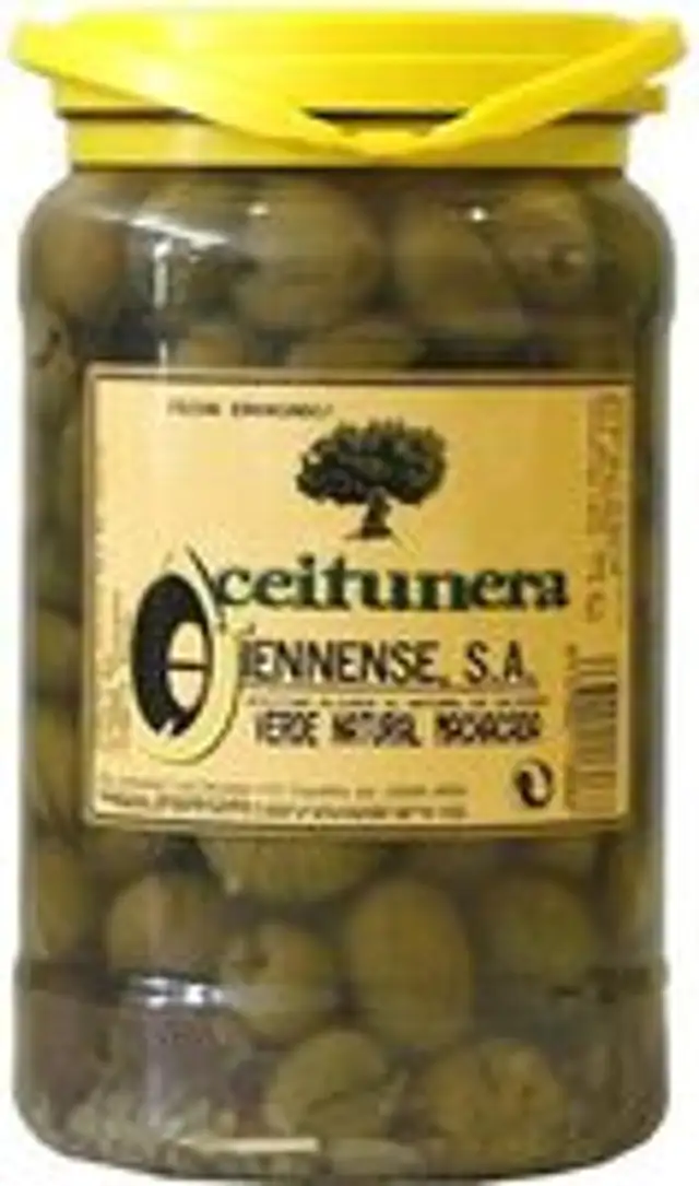 Aceituna verde machacada