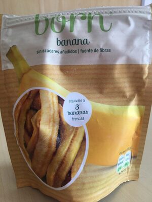 Born banana front packaging